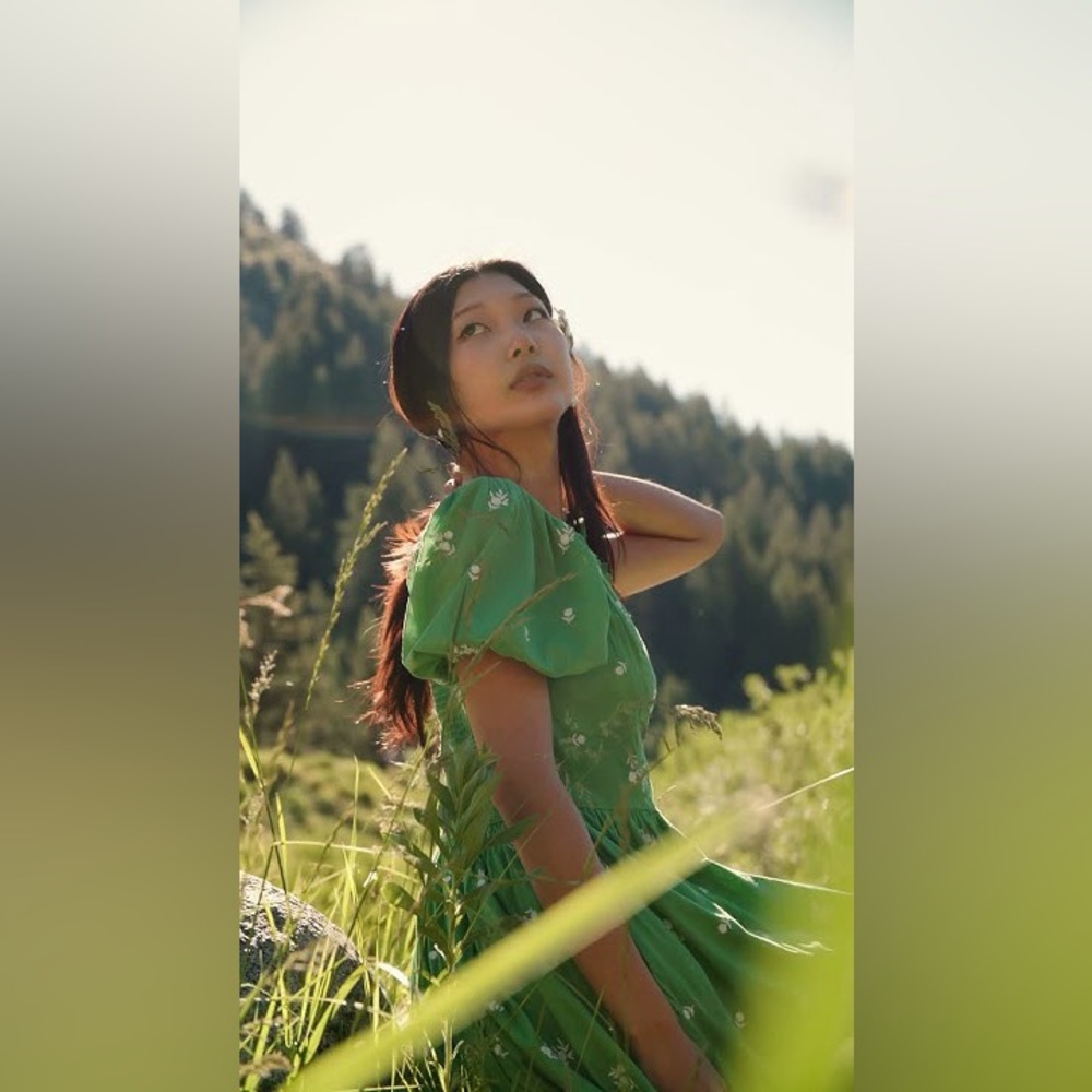 JessaKae Juniper Dress in Cool Green - Medium - Picture 2 of 5